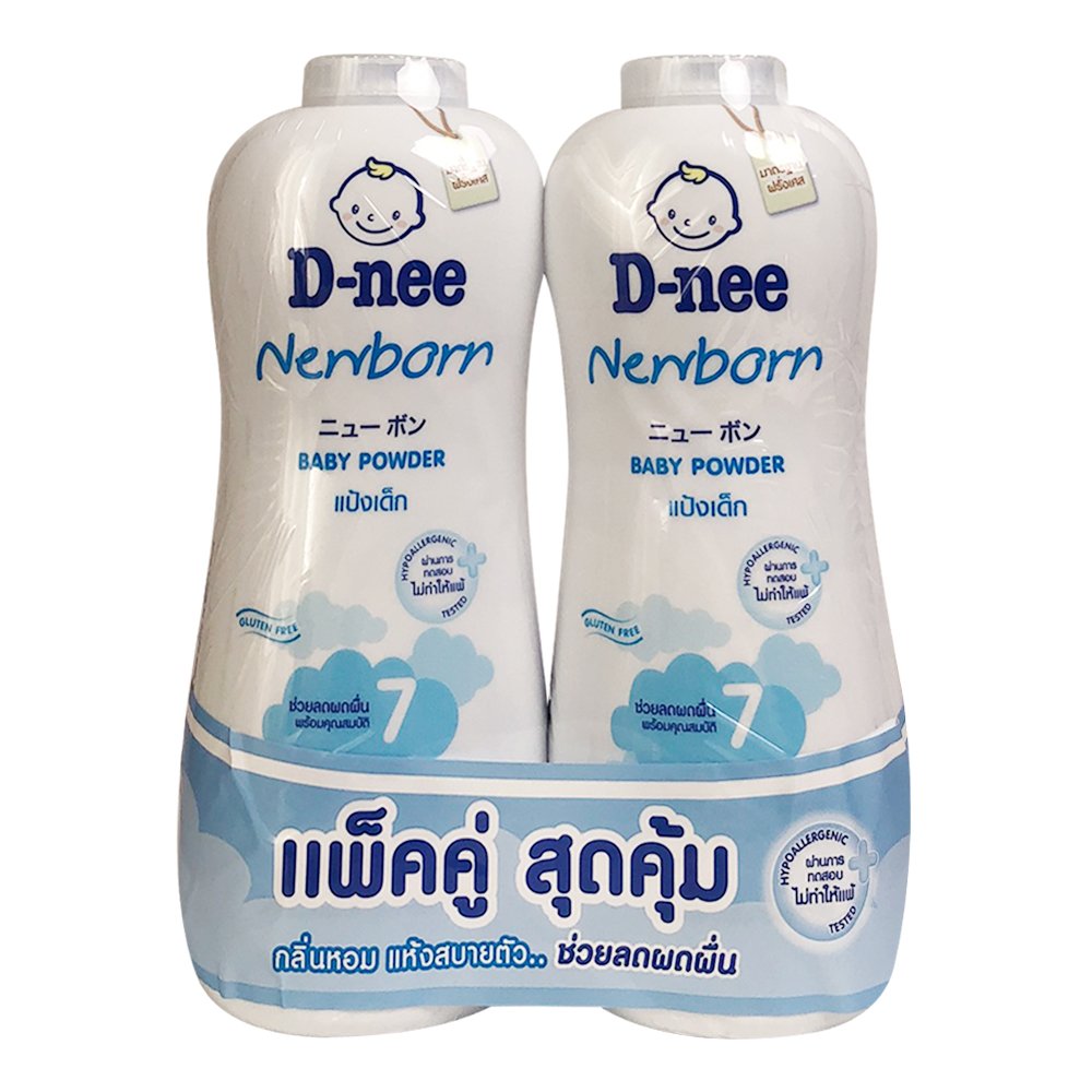 Combo 2 Chai Phấn Rôm Dnee Baby Powder 350g Thái Lan