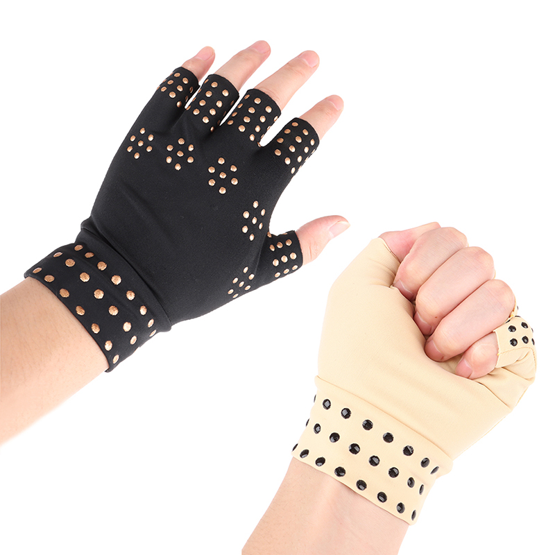 Wenefang%20Fashion%201pair%20Arthritis%20Compression%20Gloves%20Half%20Finger%20Wrist%20Support%20Non-slip%20Therapy%20Hand%20Protection%20Pain%20Relief%20Gloves%20-%20Image%204