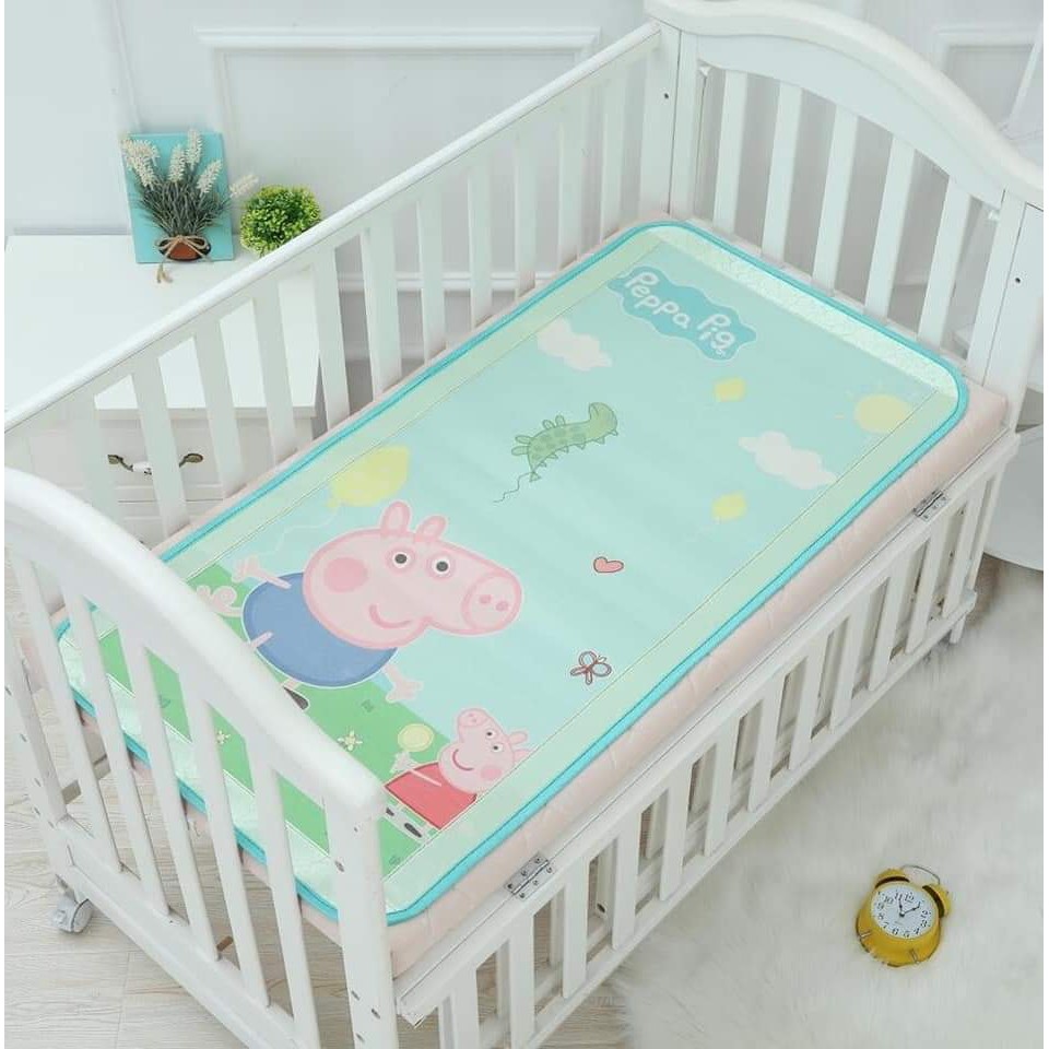 Chiếu lụa điều hòa 3D cao cấp kèm gối cho bé