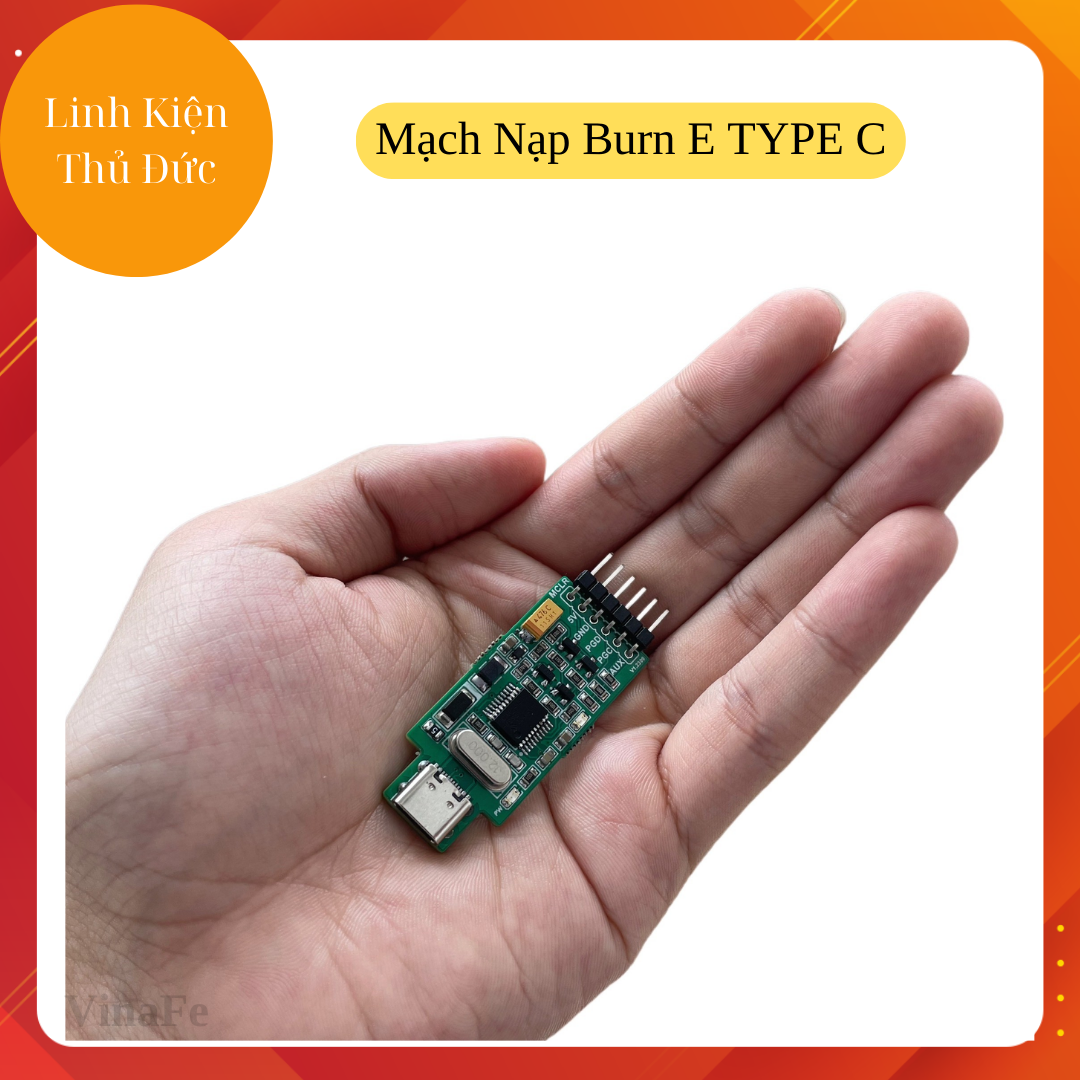 Mạch nạp burn e type c - mạch nạp pic avr at89s