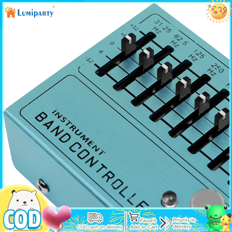 Controller Equalizer 10 Band Eq Pedal Independent Output Volume Adjustment Single-block Effect Pedal