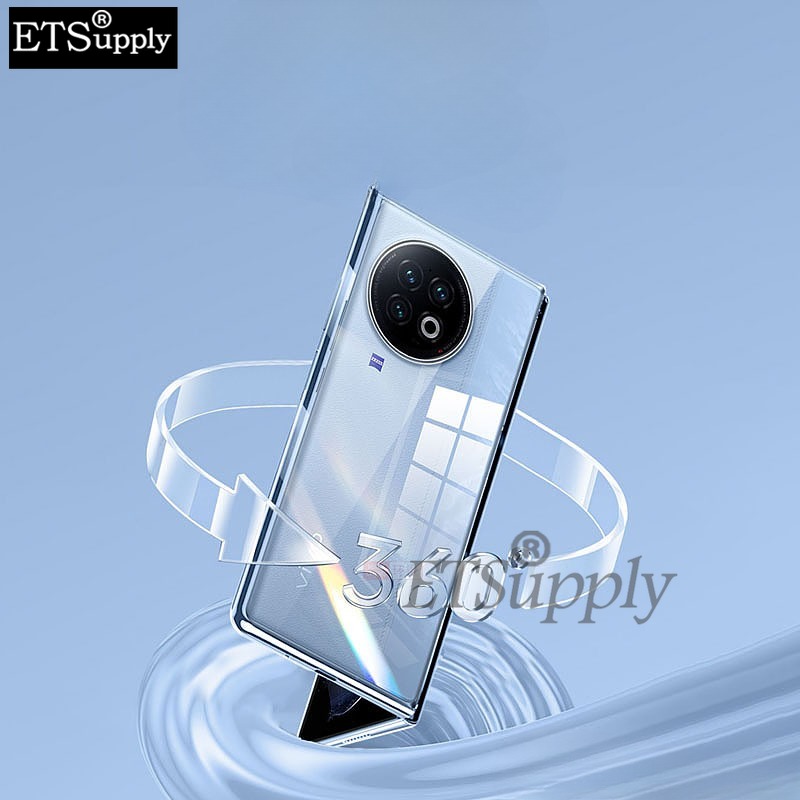 Phone case Vivo X Fold 3 Pro Transparent Anti-oxidation Clear Silicone for Back Cover vivo X Fold 3Pro cases.