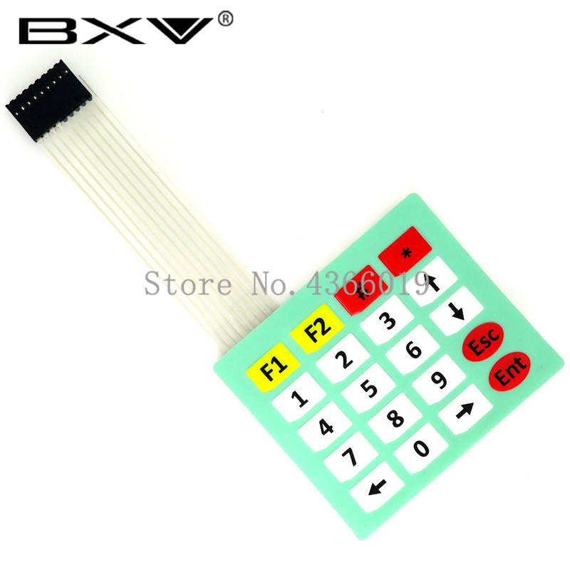 【Unique features】4 12 16 20 Key 1*4 4*3 4*4 4*5 Membrane Switch Keypad ...