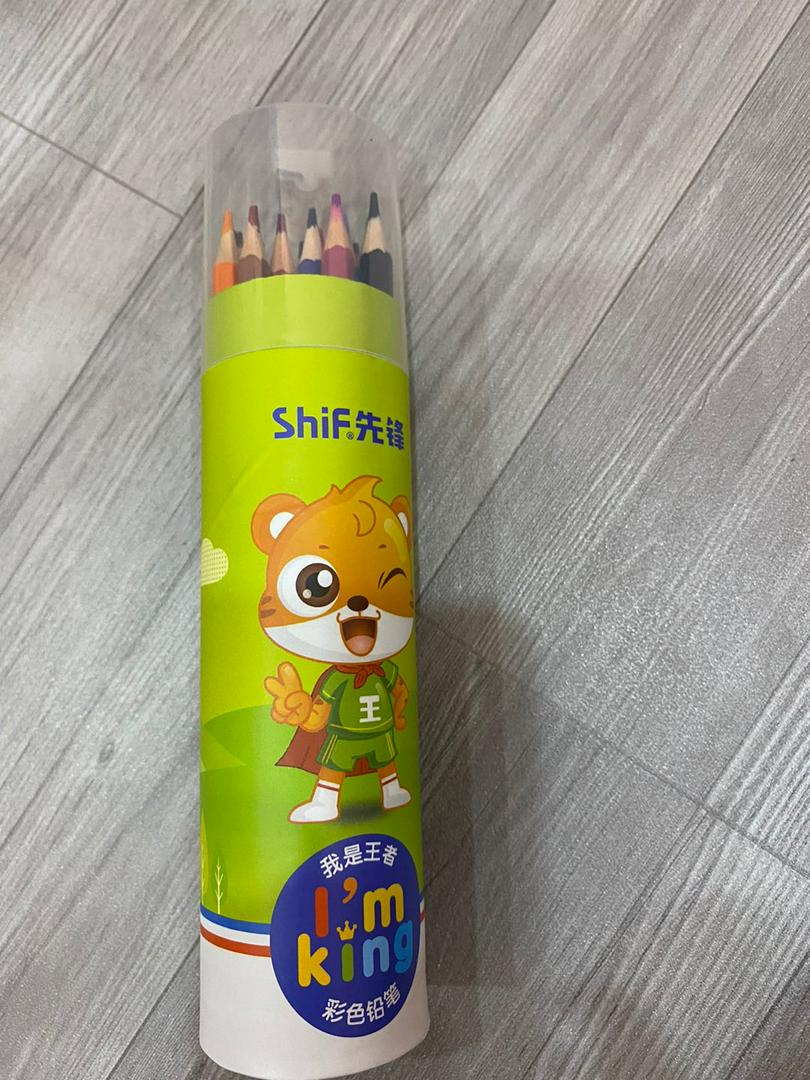 Bút Chì Màu Lon Shif 36 màu [TẶNG KÈM NẮP CHUỐT BÚT CHÌ]
