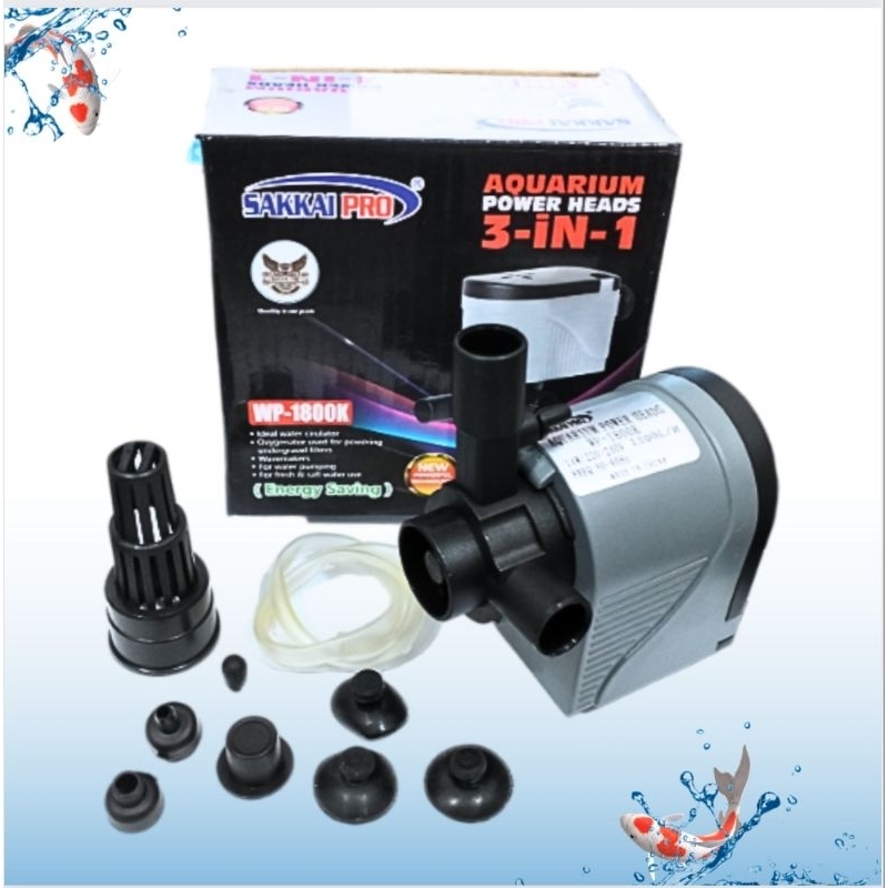 SAKKAI PRO WP 1800K Pompa aquarium kolam
