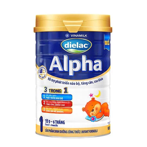 Sữa bột Dielac Alpha 1 - lon 900g (cho trẻ từ 0 - 6 tháng tuổi) Giá tốt