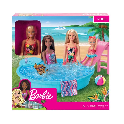 barbie pool sets