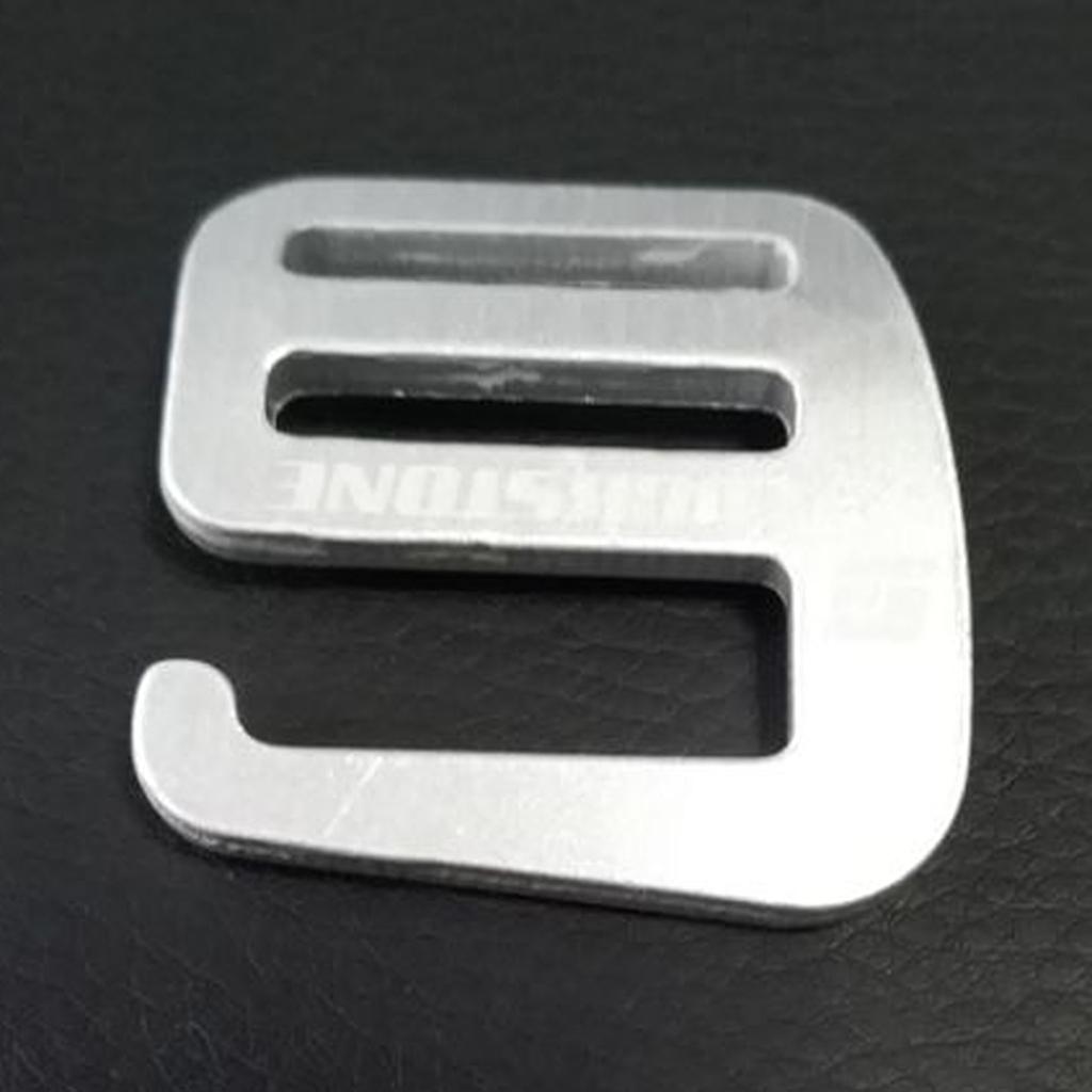 Kloware 8pc metal g shaped hook Webbing Buckle Strong Buckle
