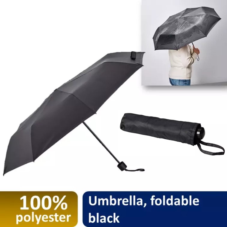 ikea Umbrella, KNALLA foldable black Lazada Singapore
