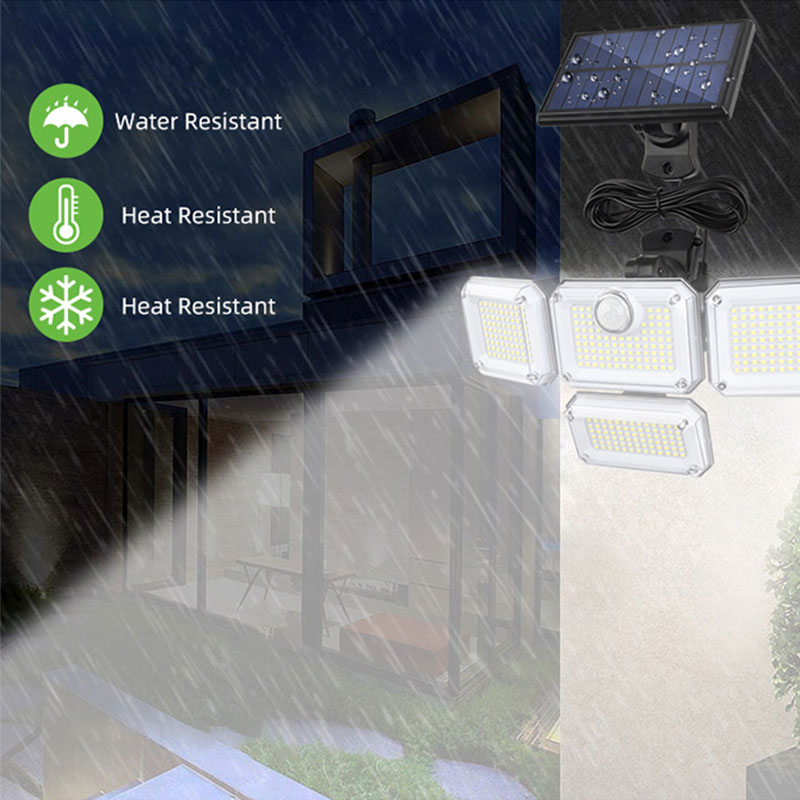 Solar light body sensor lamp garage road light outdoor garden light split solar wall light