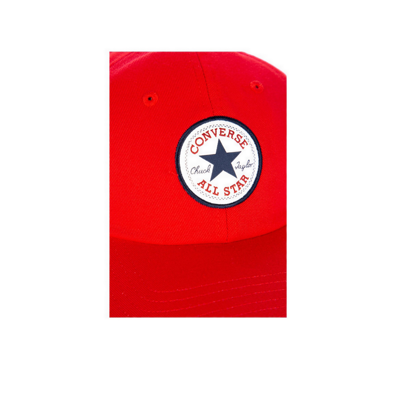 Converse All Star Patch Unisex Baseball Hat - University Red