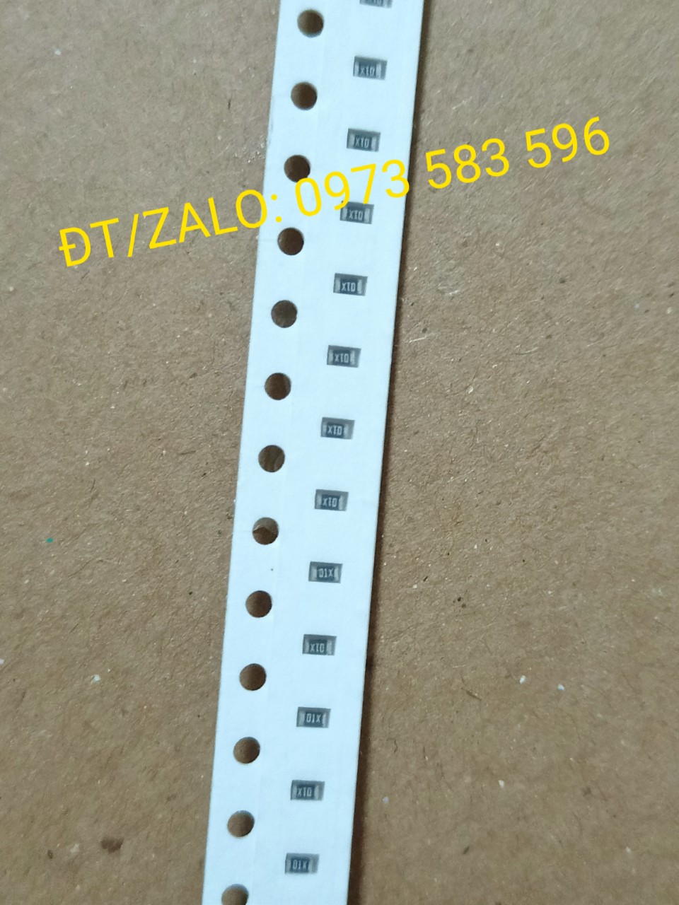 Điện trở dán 01x 10r 0603 1/8w
