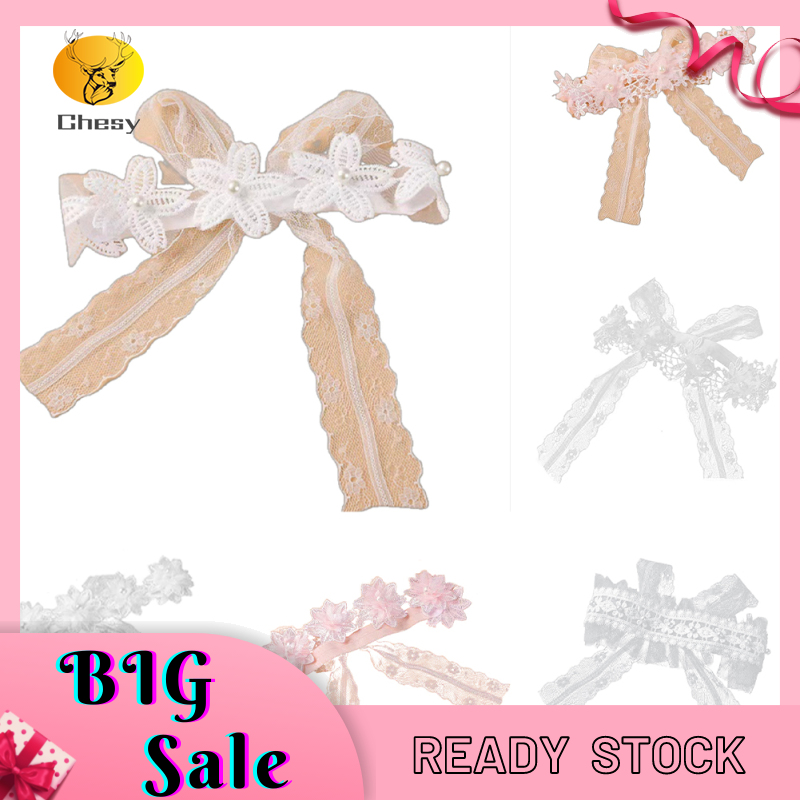 Baby Girls Bows Headbands Cute Lace Headdress Elastic Hair Accessories For