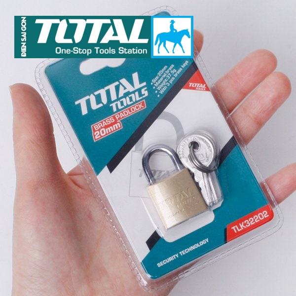 Ổ khóa mini khóa du lịch khóa vali cửa tủ túi xách 20mm 40g Brass Padlock INGCO DBPL0202 TLK32202