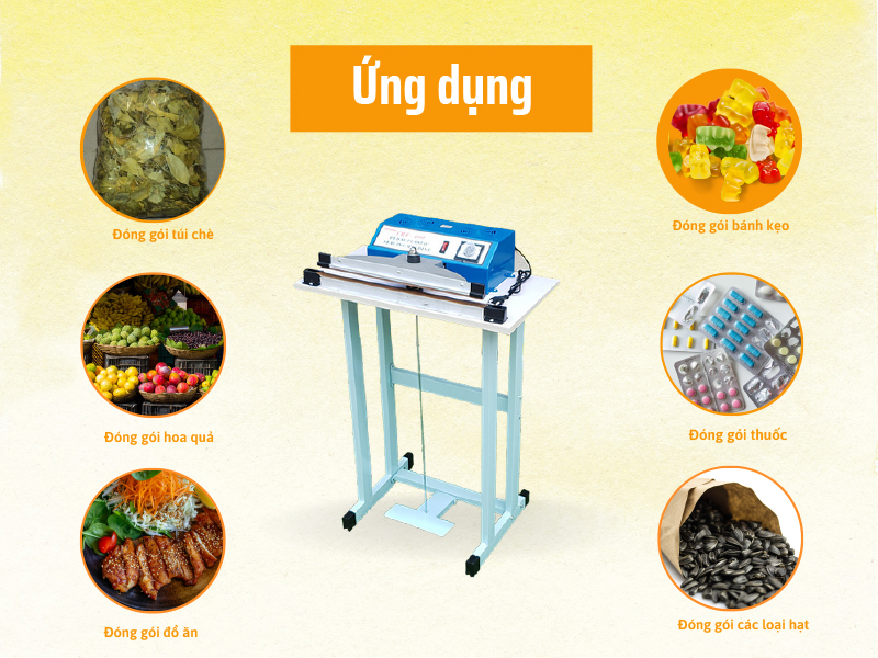 Máy hàn miệng túi đạp chân Yamafuji FRE-400