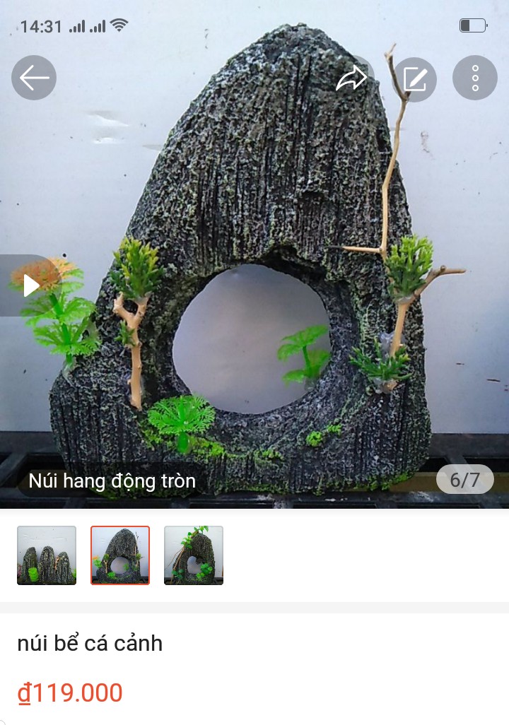 Núi đá hồ cá cảnh