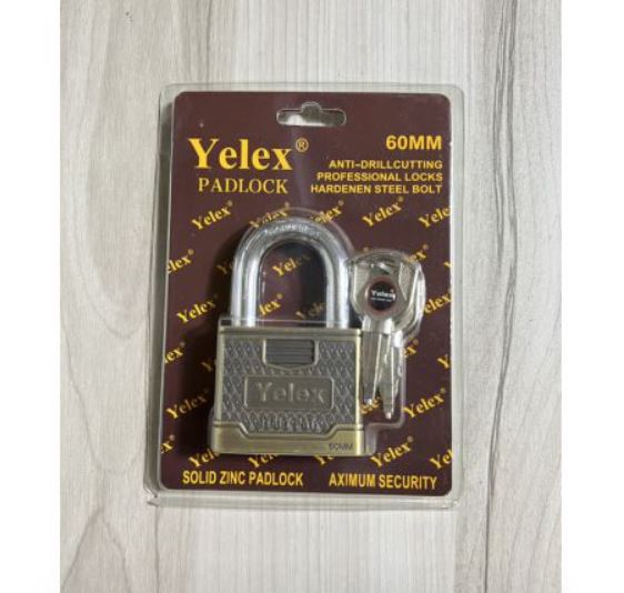 Ổ KHÓA YELEX PADLOCK 60MM ( CHÌA KHÓA KIẾM )
