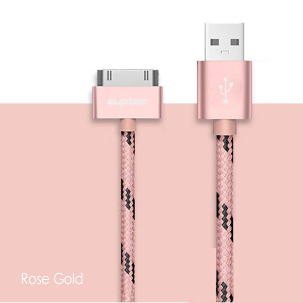 Suptec for iphone 4 4s 3gs 3g ipad 1 2 3 ipod nano touch 30 pin usb cable fast charging original charger adapter data sync cord