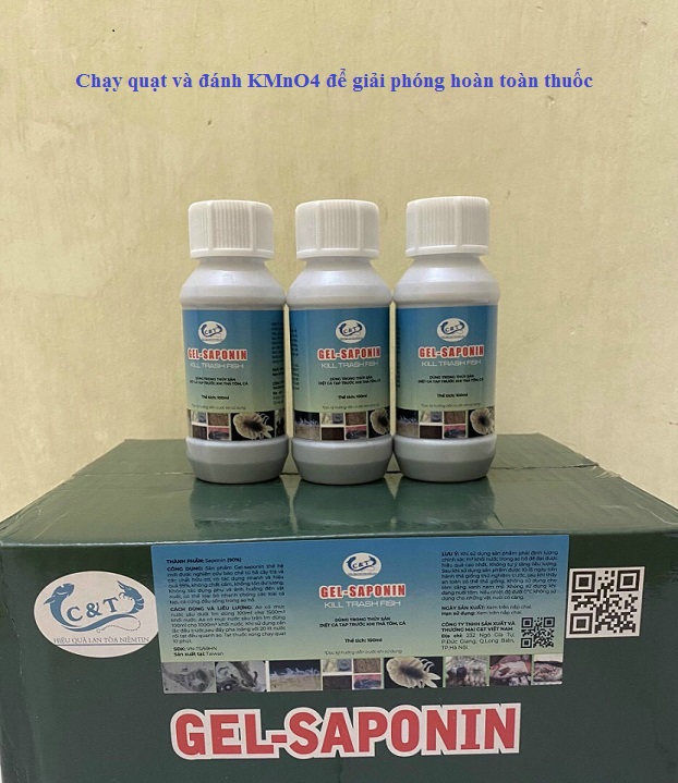 Diệt cá tạp Saponin 100ml cho cá