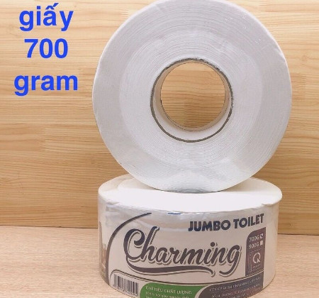 [HCM]giấy vệ sinh cuộn lớn 700 gram
