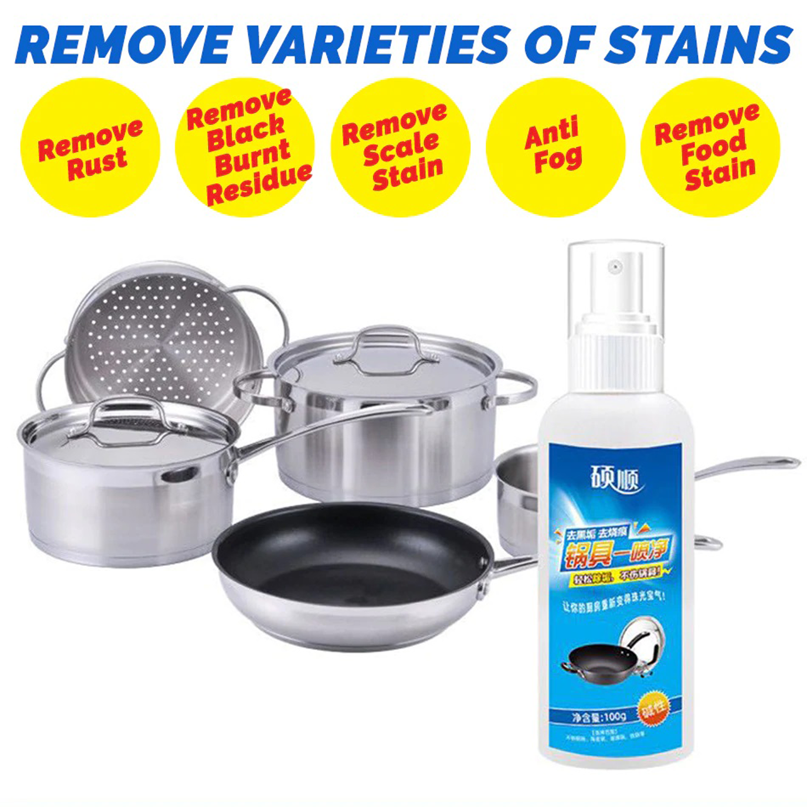 TOP SELLER LIQUID COOKWARE CLEANER Best Nonstick Cookware Cleaner