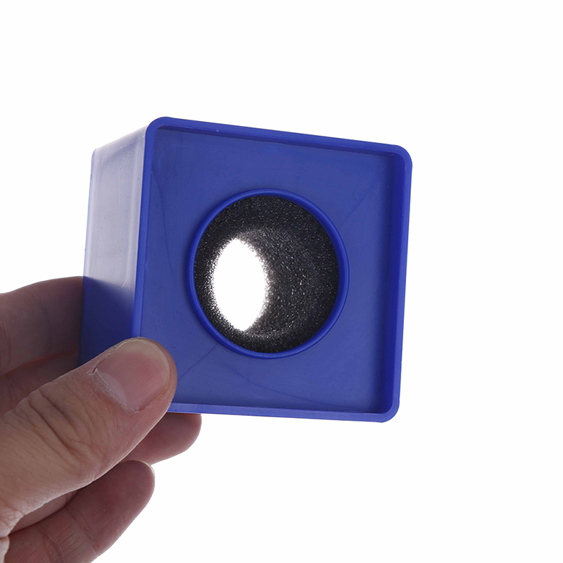 [Eqrbtl] ABS Square cube shaped interview KTV mic microphone logo flag station hot 1pc