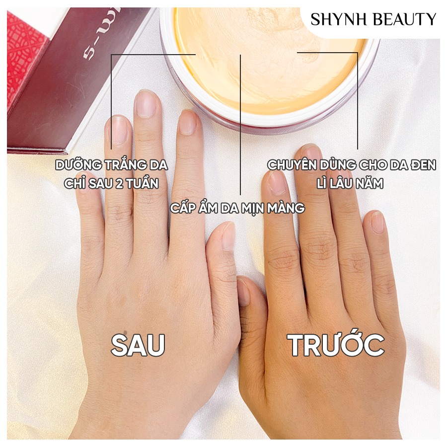 Kem body cốt trắng da bật tone S-White 200gr