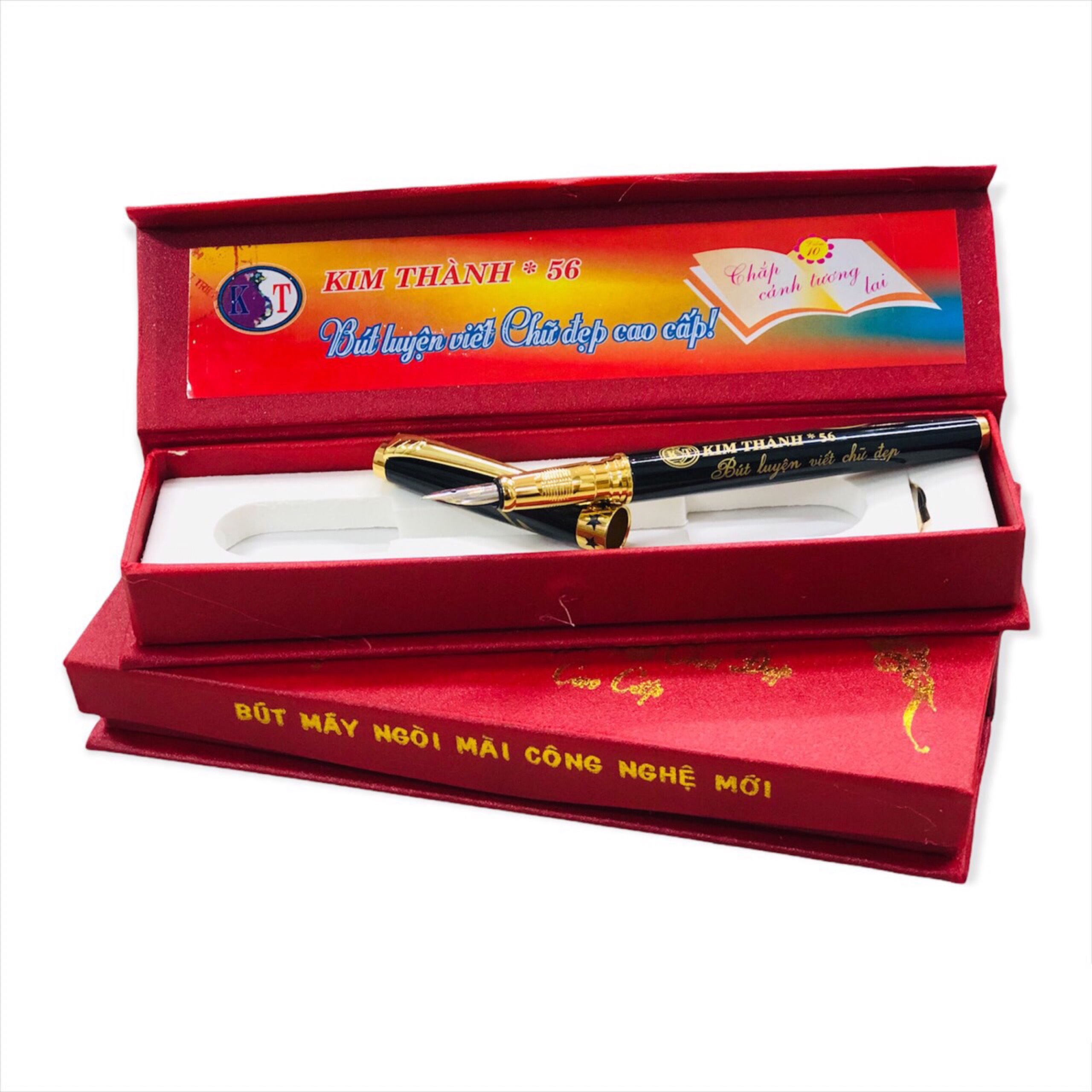 Edubook - Bút máy Kim Thành 56 (Nét thanh nét đậm)