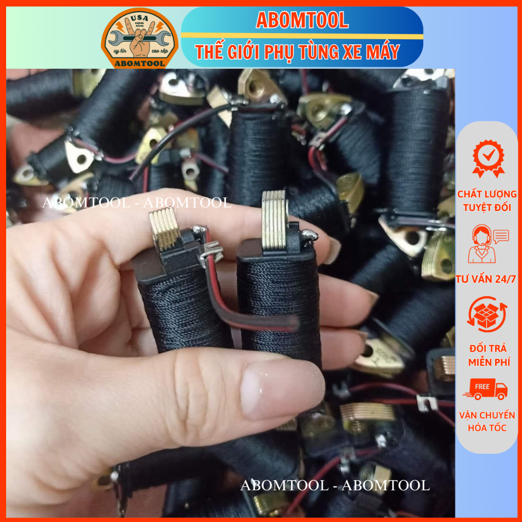 Cuộn đèn Dream/Wave, Cuộn Lửa 6 tép lắp xe Dream/Wave cao cấp ABOMTOOL