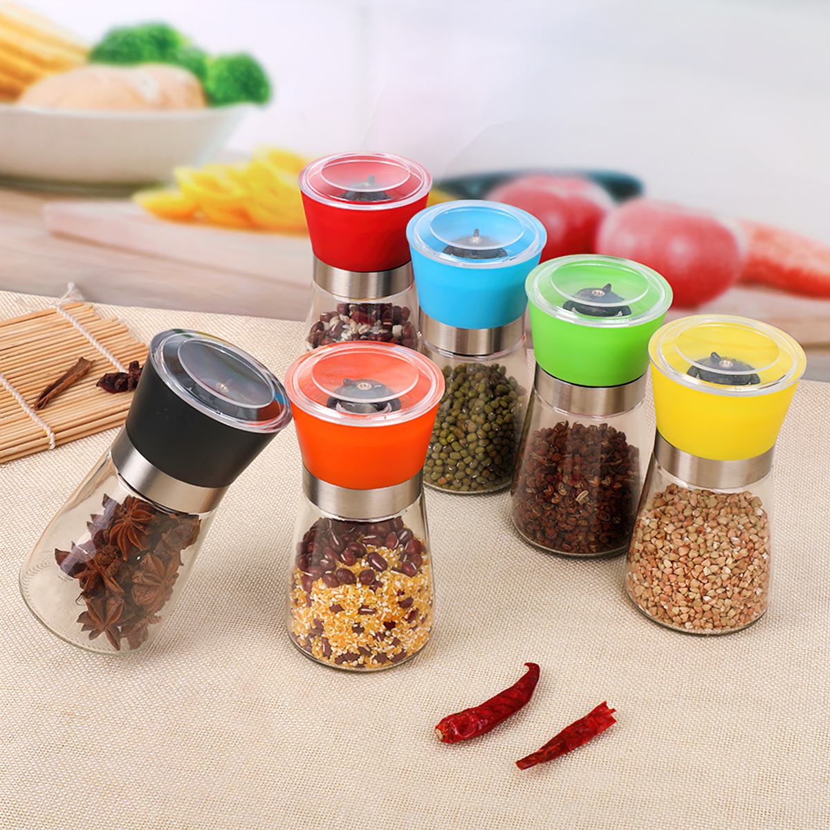 Multi-function dry pepper grinder
