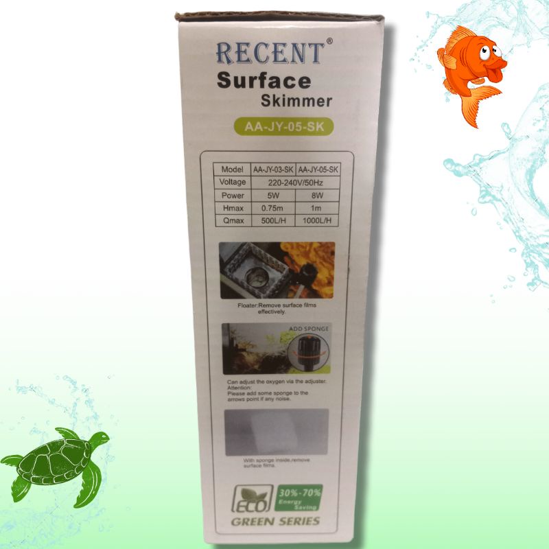 Pompa aquarium aquascape Skimmer RECENT SURFACE SKIMMER AA JY 05 SK