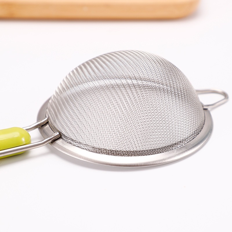 Rây Lọc Cháo, Rây Lọc Sữa Hạt, Bột Chất Liệu Inox (Cán Xanh)