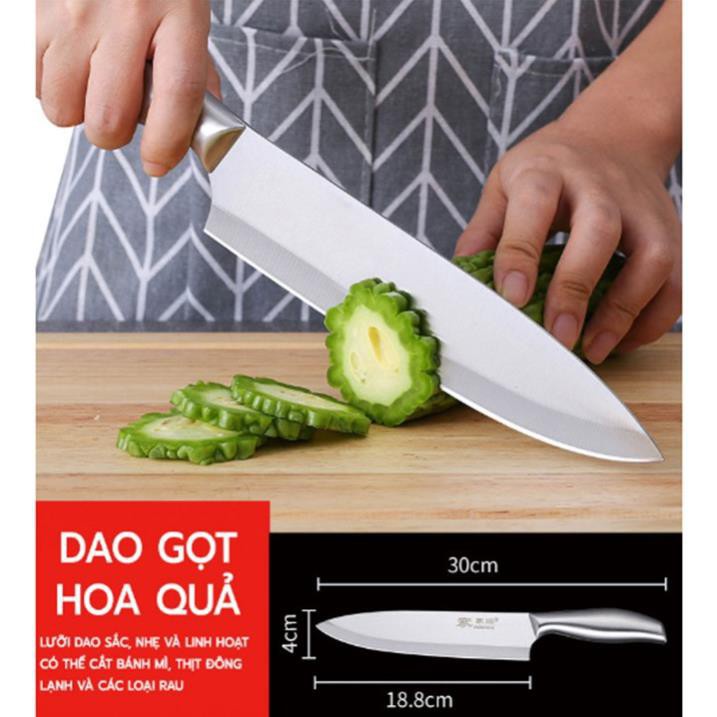 BỘ DAO INOX 6 MÓN CAO CẤP XUẤT NHẬT