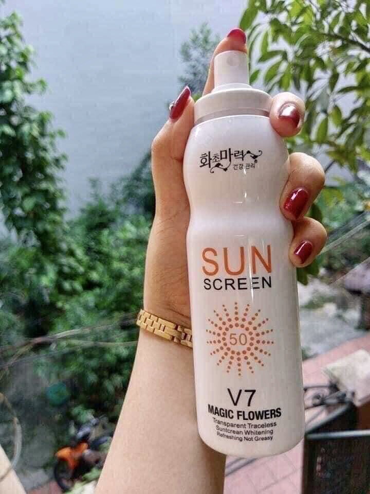 Xịt Chống Nắng V7 Sun