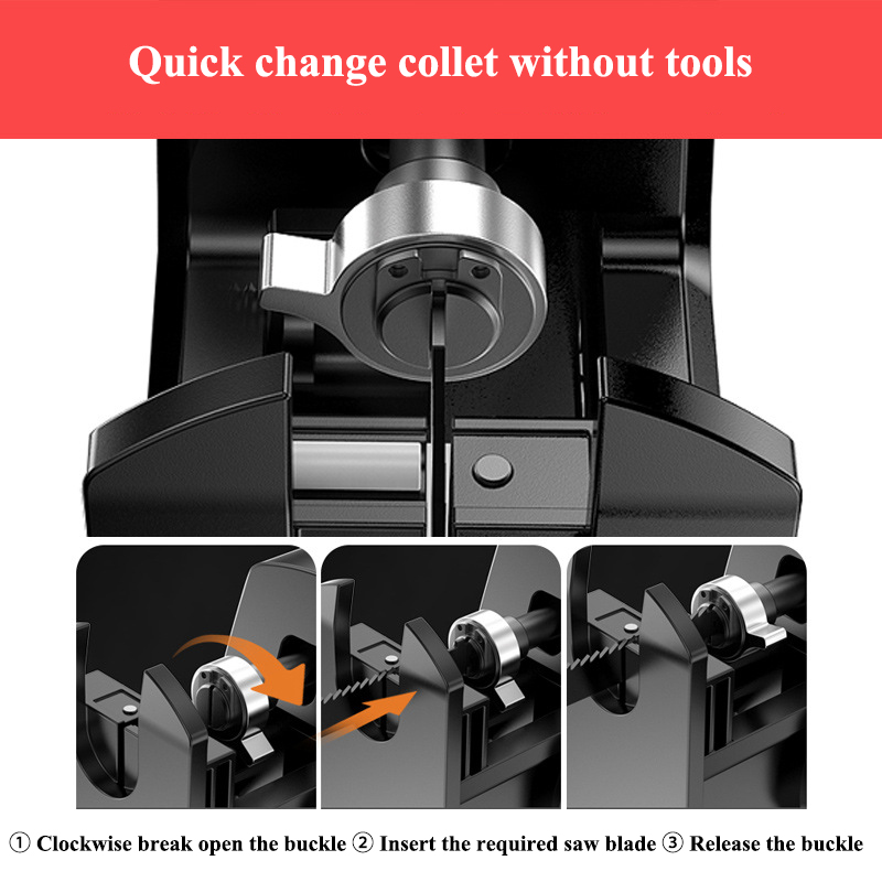 REITINGE Máy Khoan Điện để thấy Đầu chuyển đổi Chuck sửa đổi Saw Saber Saw với cái khoan tay công cụ