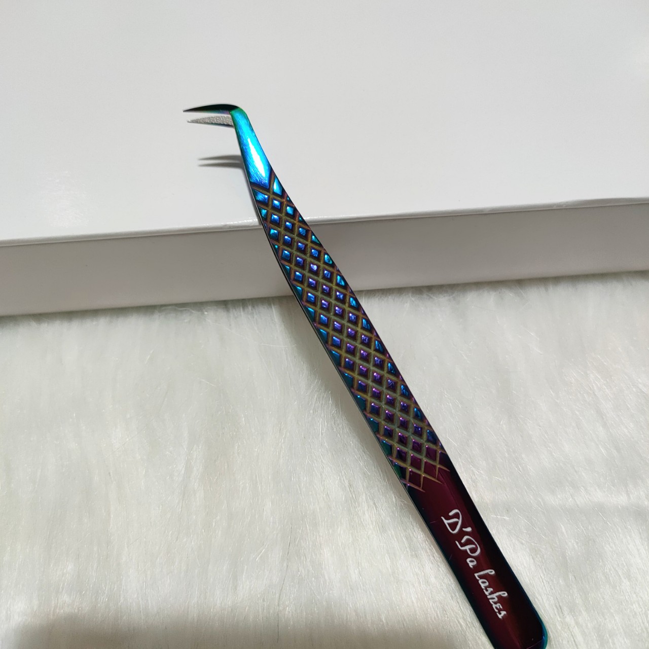 Nhíp Volume D'Palash cao cấp, Mũi nhám( Chuyên dùng để tạo fan, nối mi volume, tách mi )15D - 20D.