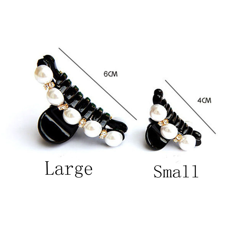 RANG New Women Jewelry Plastic Crystal Hair Accessories Claw Hair Clip