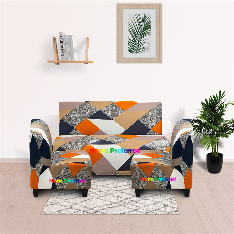 Sofa Cover Set of 3 Pcs for Armless Clara Sala Set 3 in 1 Sofa Without