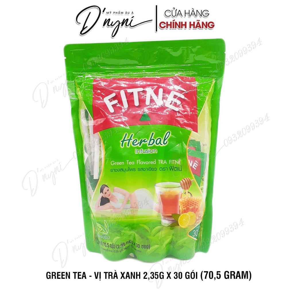 (30 - 40 Gói) Trà Túi Lọc Fitne Herbal Thải Độc Giảm Mỡ Thái Lan
