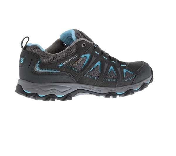 Karrimor Womens Mount Waterproof Walking Shoes Womens (Grey/Blue