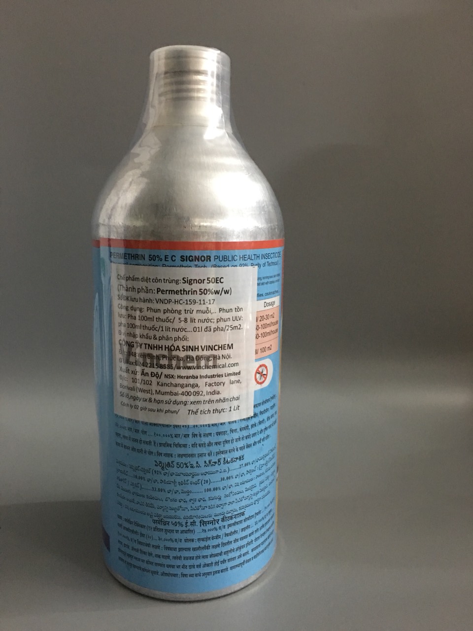 Thuốc diệt ruồi, muỗi, kiến, gián Signor 50 EC (1l)