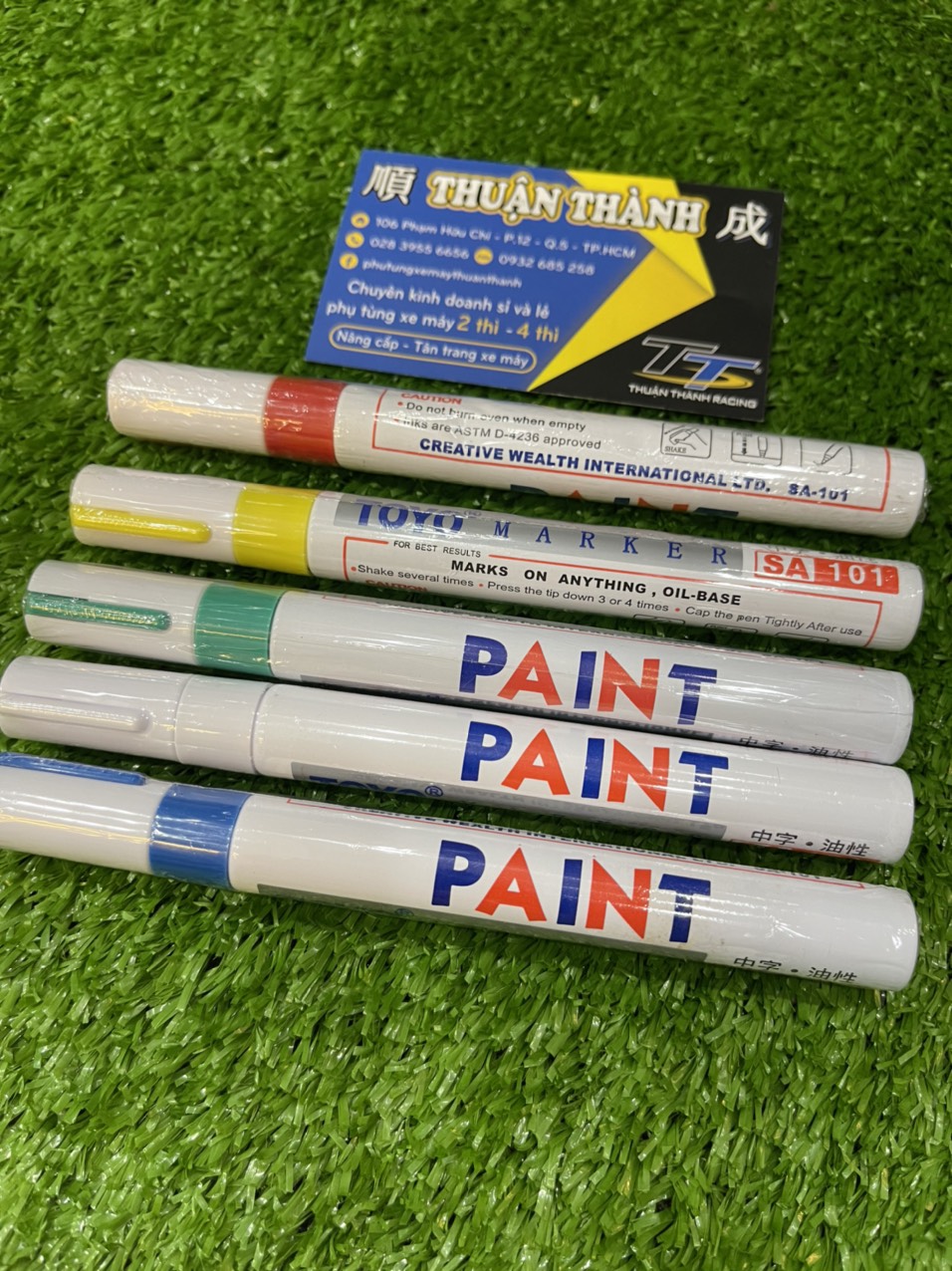 Viết chấm sơn đủ màu dàng cho thợ ( bút vẽ vỏ , chấm ốc ) các dòng xe