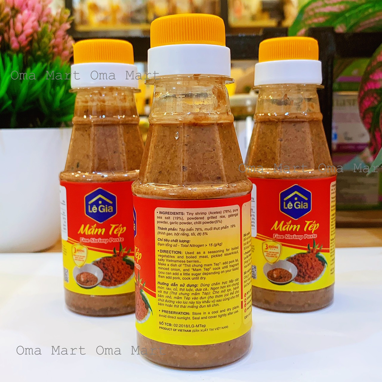 Mắm tép ngon Lê Gia 110g (quy trình chuẩn HACCP, ISO 22000)