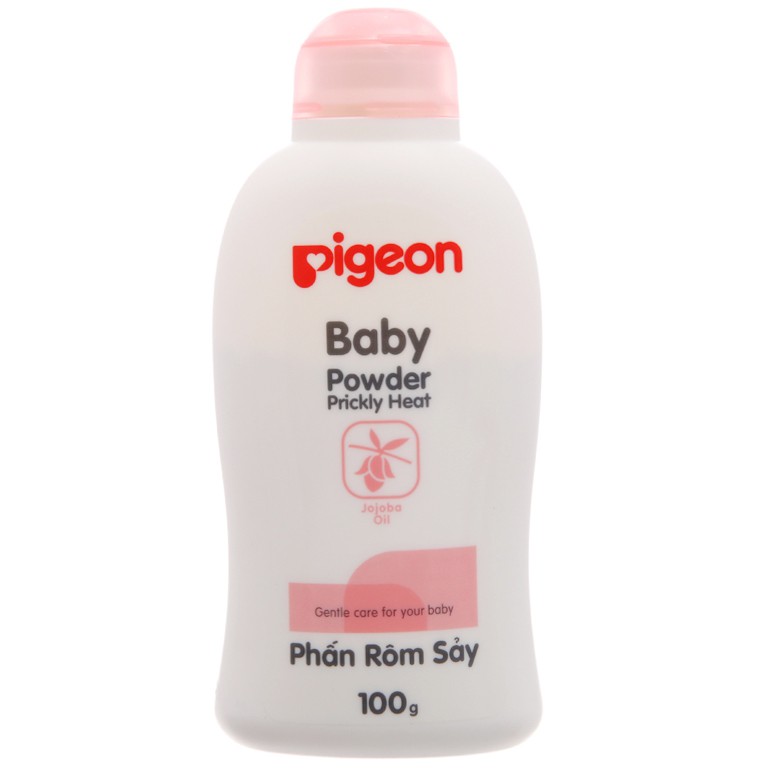 Phấn rôm Pigeon 100g nắp màu ngừa rôm sẩy an toàn cho bé - phan rom em be