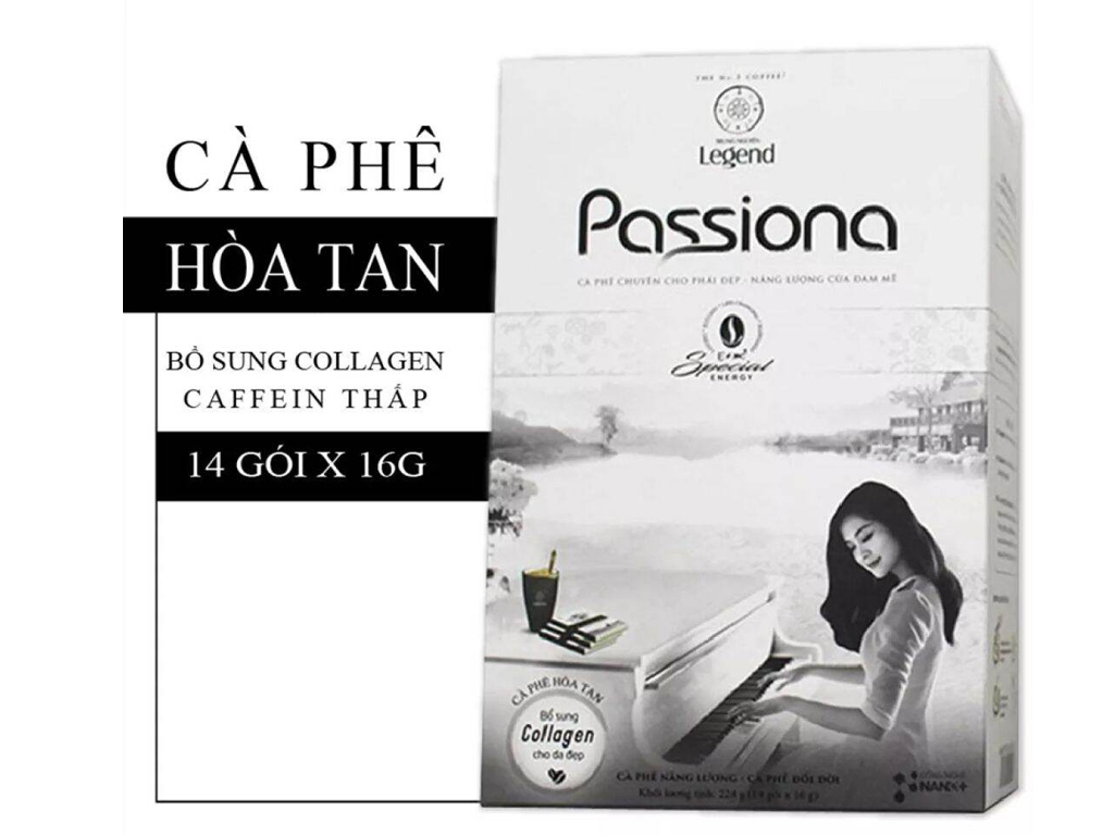 CÀ PHÊ SỮA TRUNG NGUYÊN LEGEND PASIONA 4IN1 224GR(14 GÓI x 16GR )- 22464
