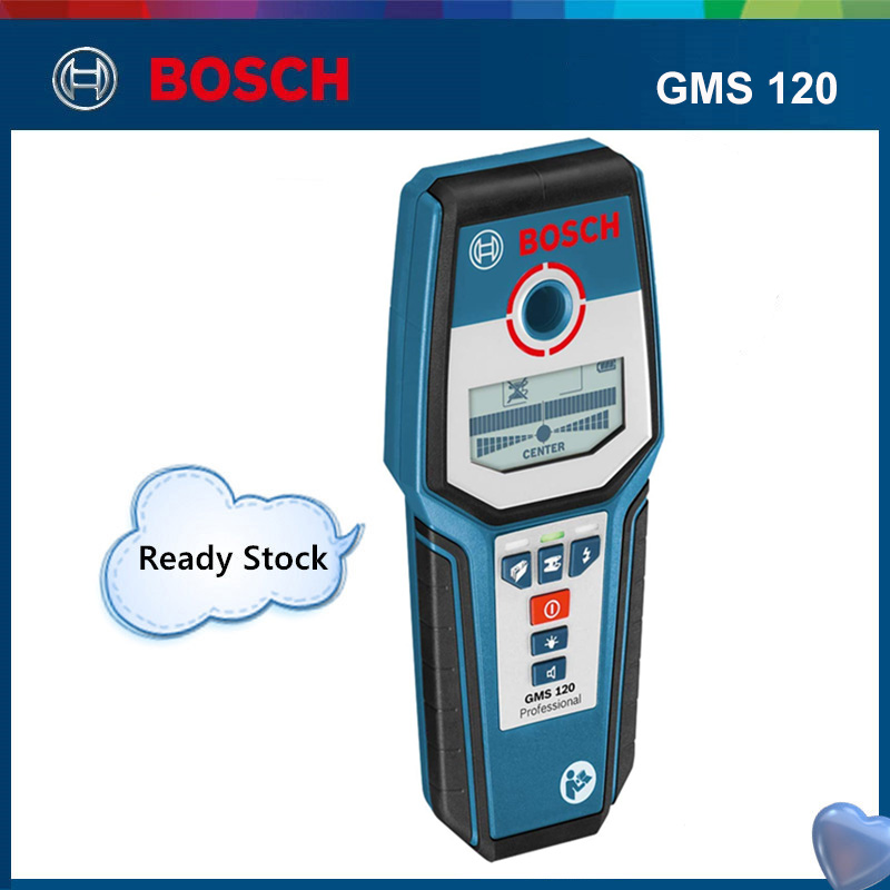 Bosch Wall Detector GMS 120 Professional Stud Finder Drill Hole Marker