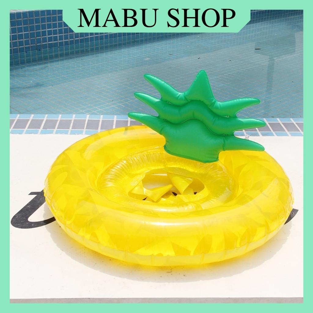 Phao bơi hình quả dứa đáng yêu màu sắc sống động( shop có bán kèm bơm) Mabushop thumbnail