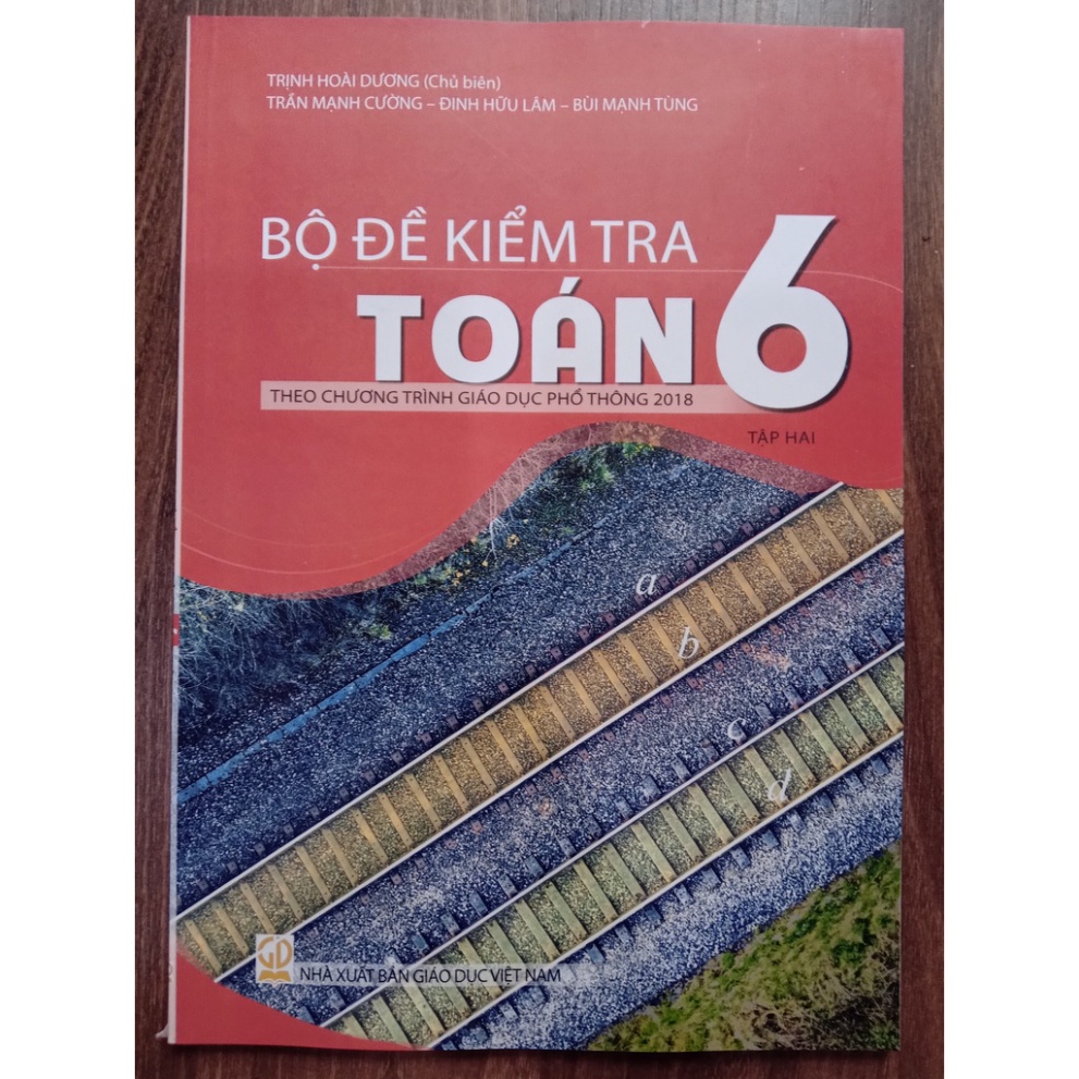 Sách - Combo Bộ đề kiểm tra Toán lớp 6 - ( Tập 1 + Tập 2 )