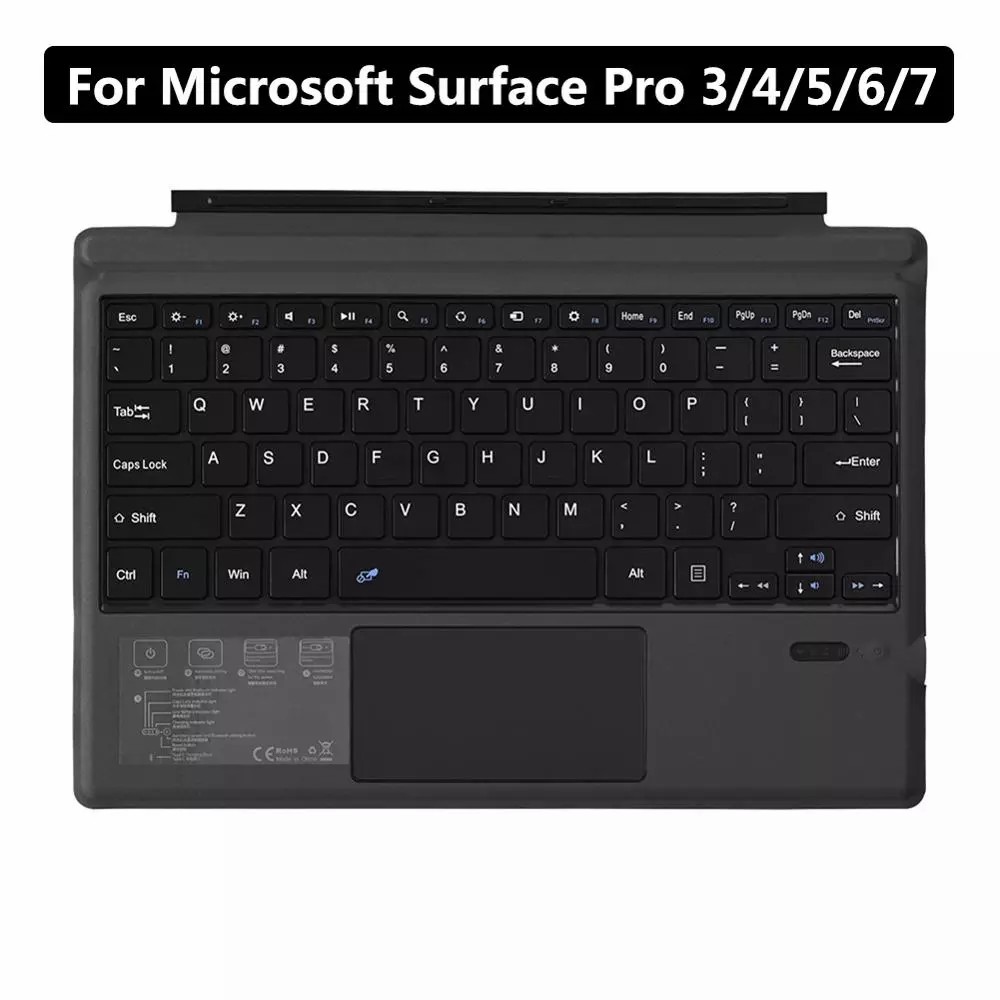  For Microsoft Surface Pro 3 4 5 6 7 Wireless Tablet Bluetooth-compatible 3.0 Tablet Keyboard Laptop Gaming Keyboard 