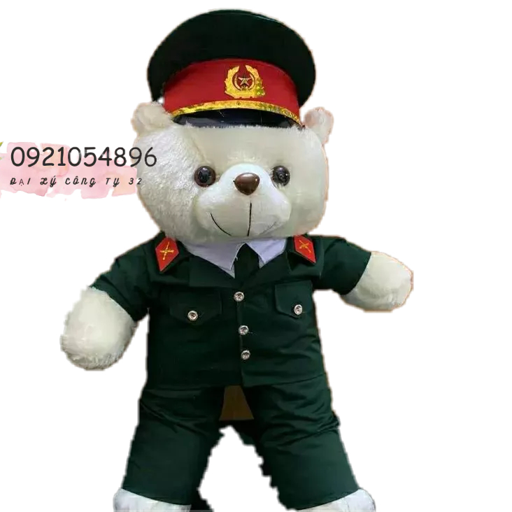 Gấu bông Quân đội Bô đội Luc quân 55cm